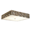 Mosaic 20" Square Flush Mount Flushmount Lucas McKearn Silver  