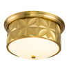 Epsilon 3 Light Flush Mount Flushmount Lucas McKearn Gold  