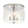 Rampart 3 Light Semi Flush Flushmount Lucas McKearn   