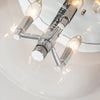 Rampart 3 Light Semi Flush Flushmount Lucas McKearn   