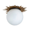 Soleil 3 Light Flush Mount Flushmount Lucas McKearn   