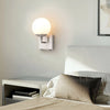 Bedroom Wall Sconces - Globe 10”, Plug-in with Rocker Switch - Wall Sconce Wall Sconce NOVA of California   