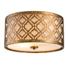Arabella Ceiling Flush Mount Flushmount Lucas McKearn Gold  