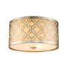 Arabella Ceiling Flush Mount Flushmount Lucas McKearn Silver  