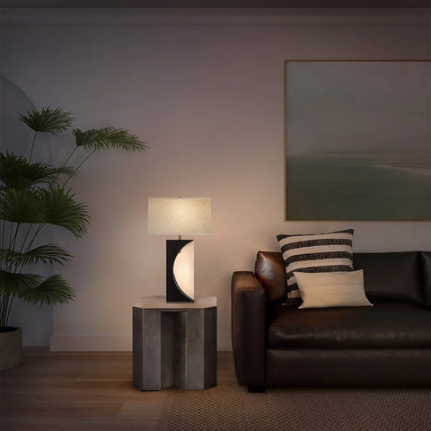 Half Moon Nightlight - Table Lamp Table Lamps NOVA of California   