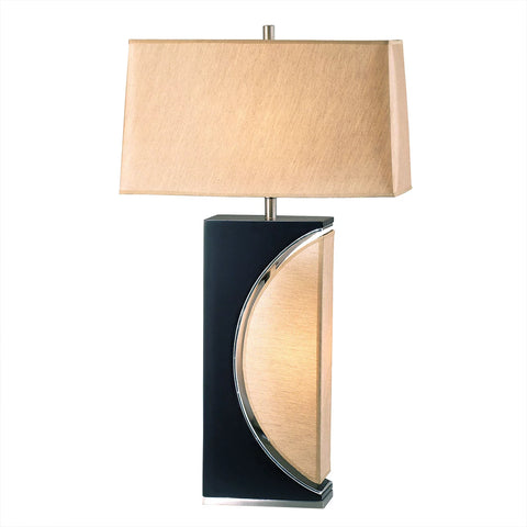 Half Moon Nightlight - Table Lamp Table Lamps NOVA of California Dark Brown  