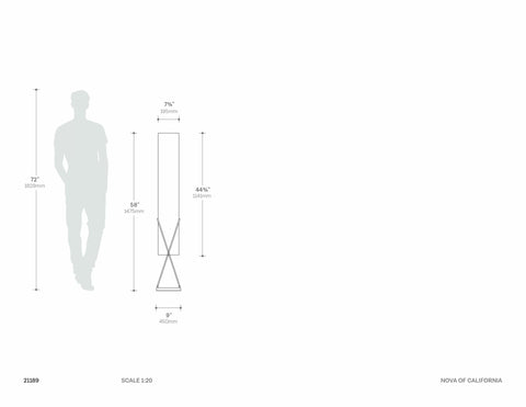 Internal - Floor Lamp Floor Lamp NOVA of California   