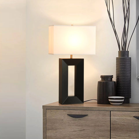 Julie Standing - Table Lamp Table Lamps NOVA of California Ebony  