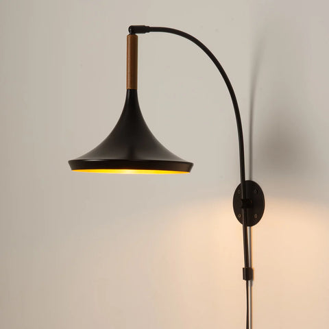 Lodi Plug-in Wall Sconce Wall Sconce NOVA of California   