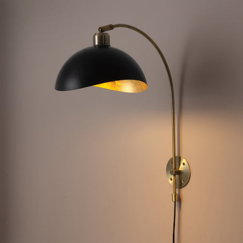 Bedroom Wall Sconces - Luna Bella Plug-in Wall Sconce Wall Sconce NOVA of California   