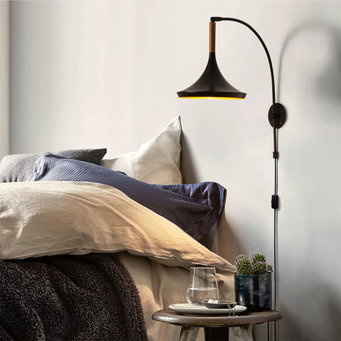 Lodi Plug-in Wall Sconce Wall Sconce NOVA of California   