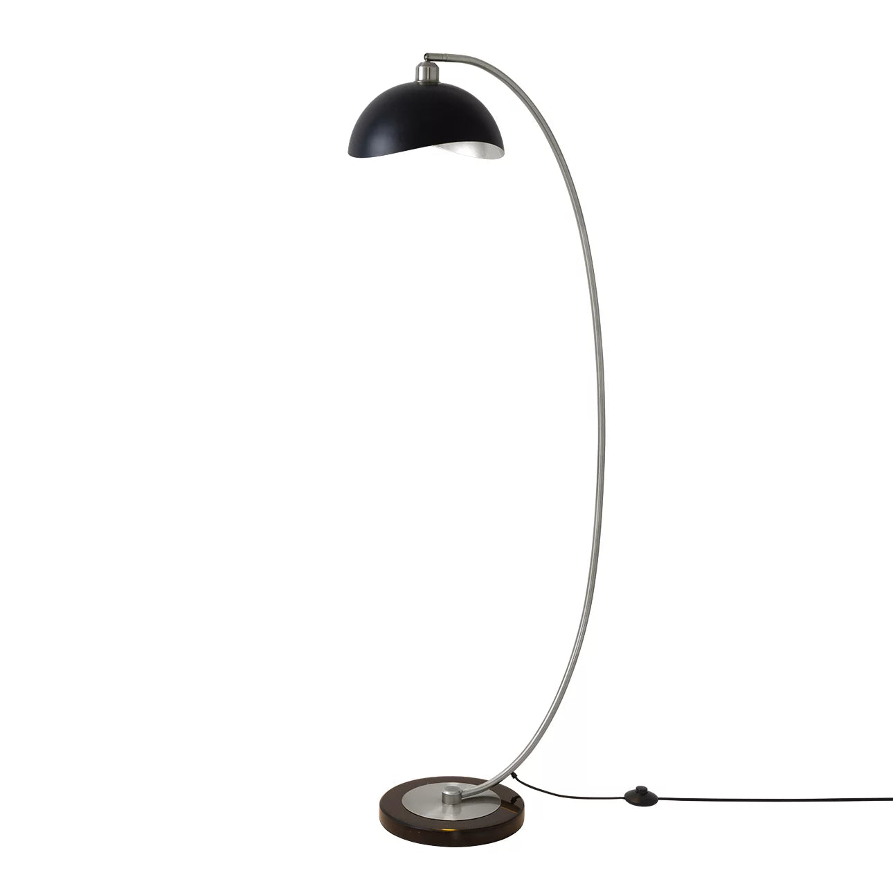 Luna Bella Chairside Arc Floor Lamp – Antique Nickel Floor Lamp NOVA of California   