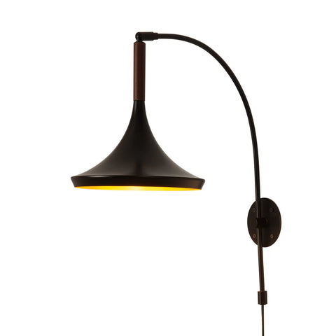 Lodi Plug-in Wall Sconce Wall Sconce NOVA of California   