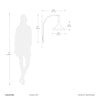 Lodi Plug-in Wall Sconce Wall Sconce NOVA of California   