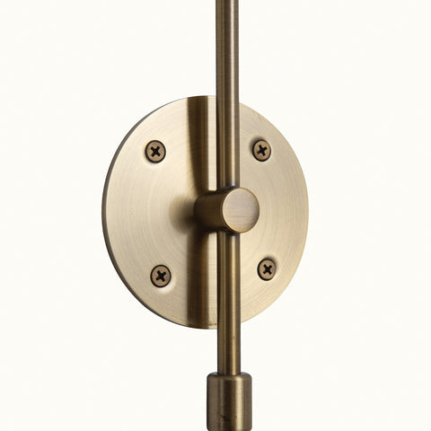 Bedroom Wall Sconces - Luna Bella Plug-in Wall Sconce Wall Sconce NOVA of California   