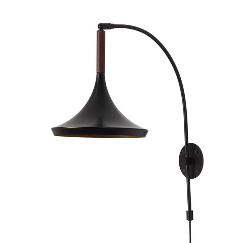 Lodi Plug-in Wall Sconce Wall Sconce NOVA of California   