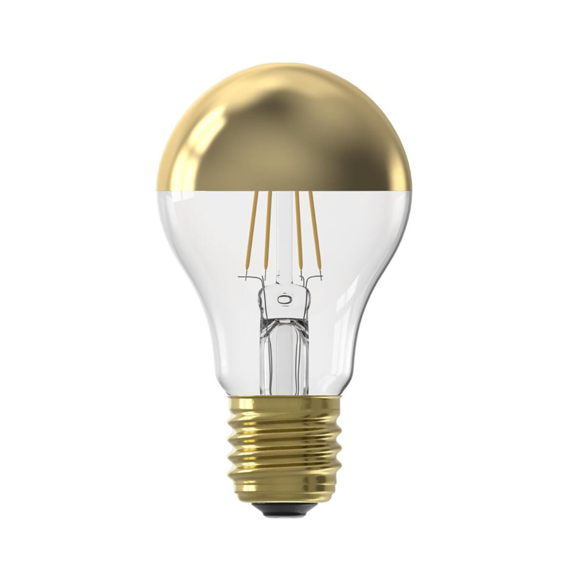 LED Gold Mirror Top Bulb Dimmable