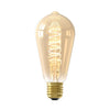 LED Spiral Filament Bulb Amber