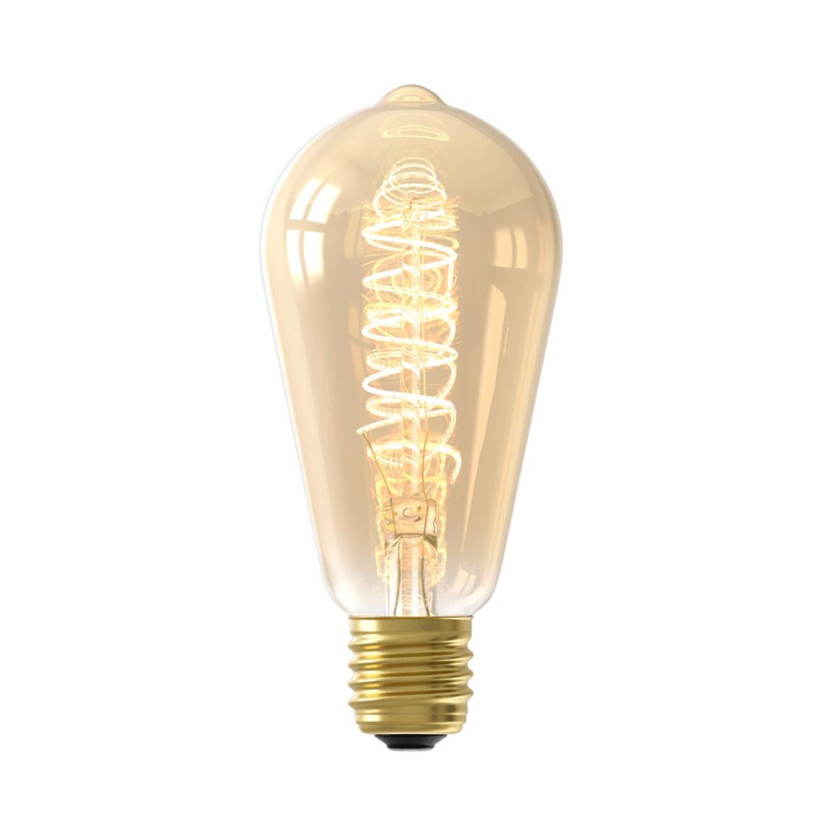 LED Spiral Filament Bulb Amber