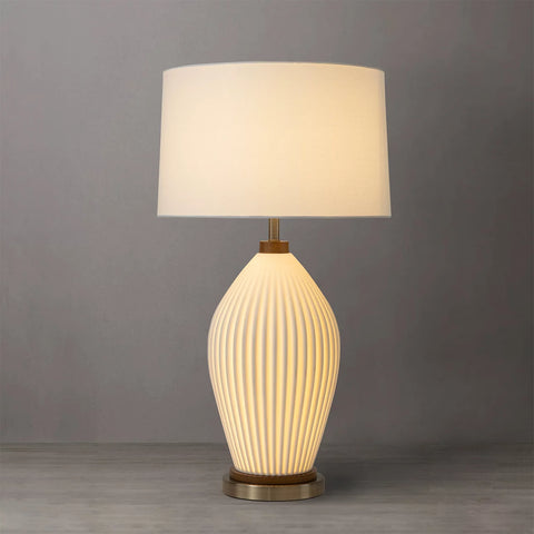 Santa Clara Bone Porcelain Nightlight -  Table Lamp Table Lamps NOVA of California   