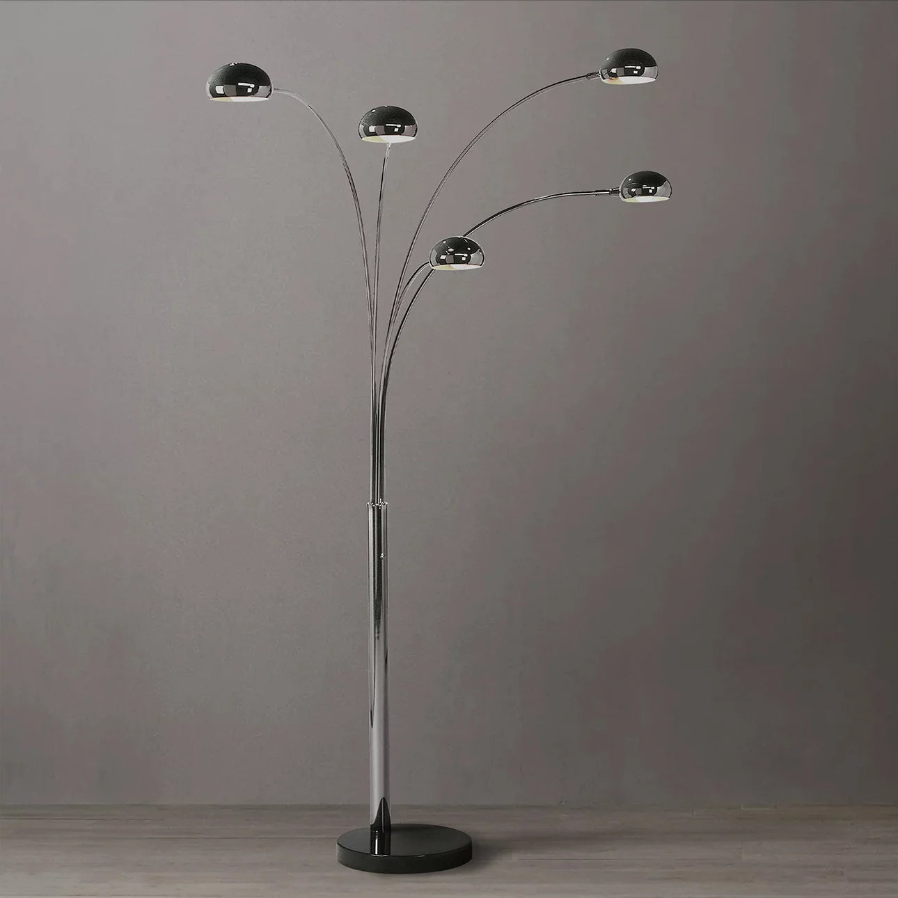 Mushroom 5 Light Arc Floor Lamp Floor Lamp NOVA of California   