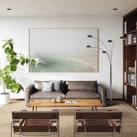 Mushroom 5 Light Arc Floor Lamp Floor Lamp NOVA of California   