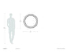 Round Backlit LED - Wall Mirror Wall Mirror NOVA of California   