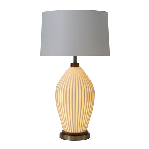 Santa Clara Bone Porcelain Nightlight -  Table Lamp Table Lamps NOVA of California   
