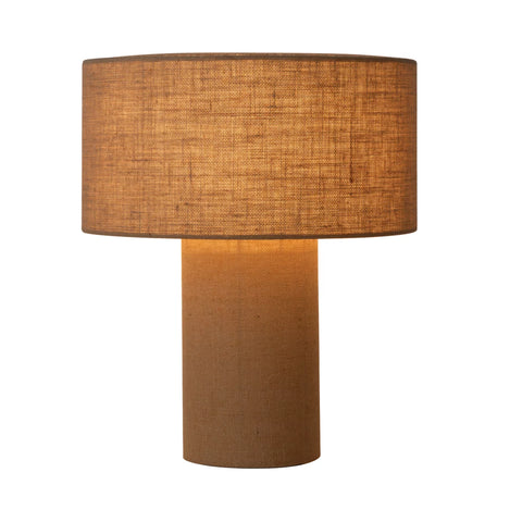Moonlight Woven Burlap - Table Lamp Table Lamps NOVA of California   