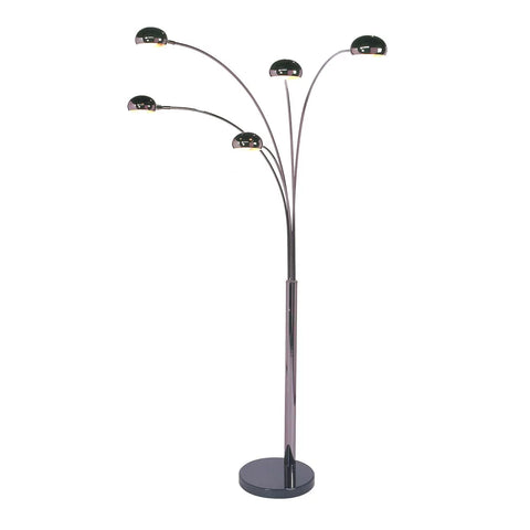 Mushroom 5 Light Arc Floor Lamp Floor Lamp NOVA of California   