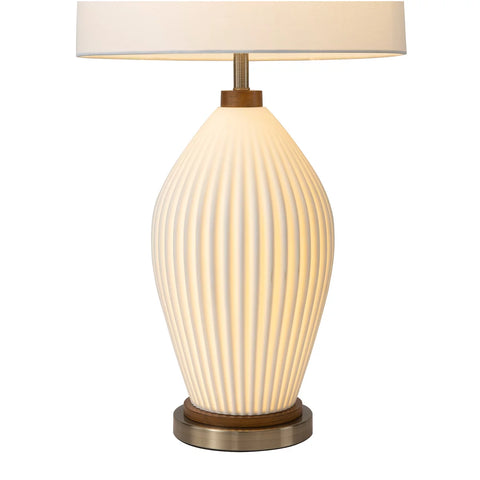 Santa Clara Bone Porcelain Nightlight -  Table Lamp Table Lamps NOVA of California   