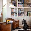 Melmar Chairside Arc Floor Lamp Floor Lamp NOVA of California   