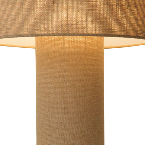 Moonlight Woven Burlap - Table Lamp Table Lamps NOVA of California   
