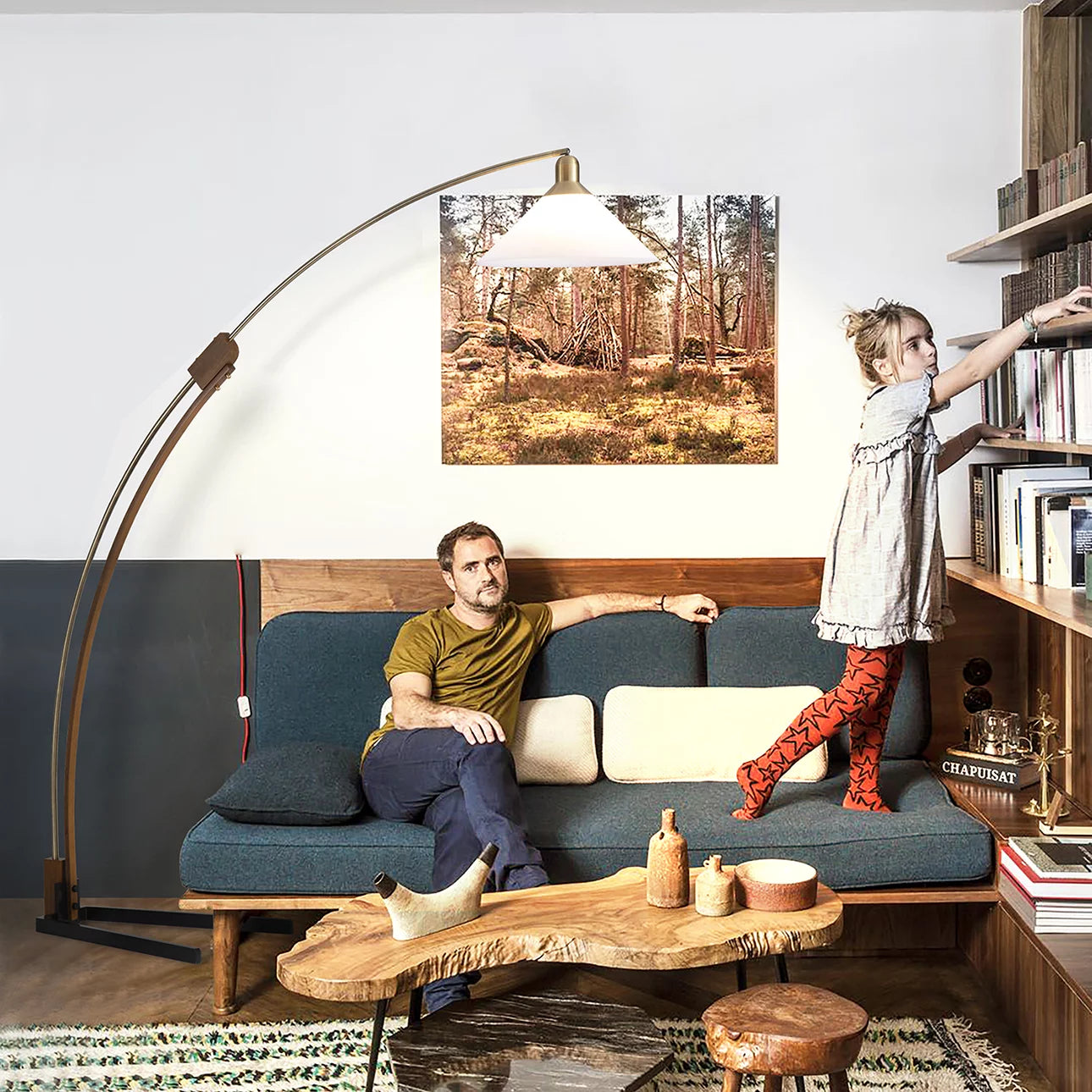 Melmar Arc - Floor Lamp Floor Lamp NOVA of California   