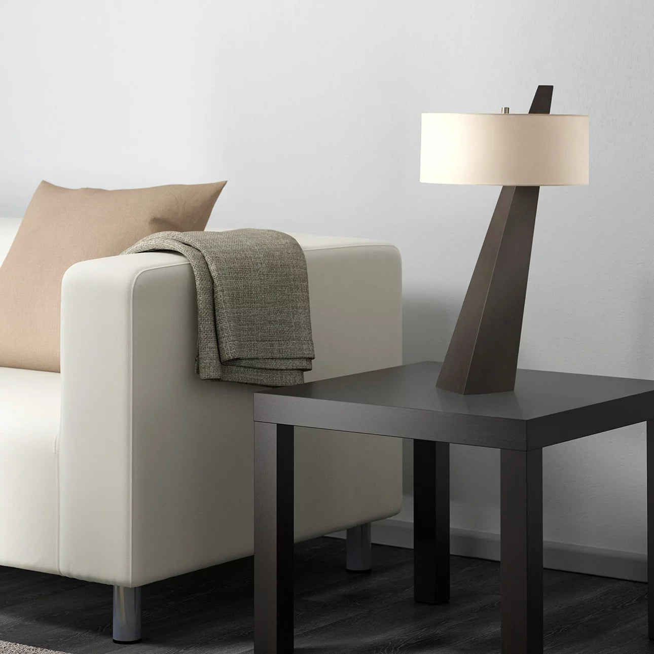 Obelisk Chestnut Wood - Table Lamp Table Lamps NOVA of California   
