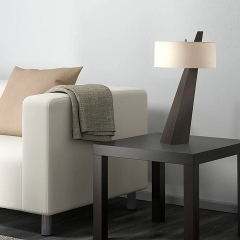 Obelisk Chestnut Wood - Table Lamp Table Lamps NOVA of California   