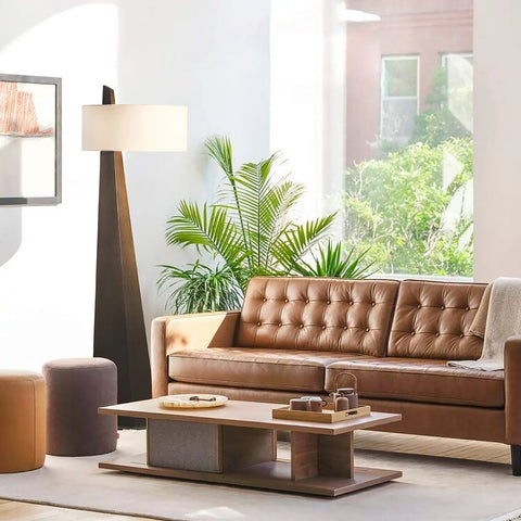 Obelisk Chestnut Wood - Floor Lamp Floor Lamp NOVA of California   