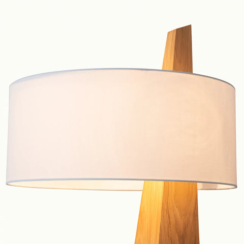 Obelisk Natural Ash Wood - Floor Lamp Floor Lamp NOVA of California   
