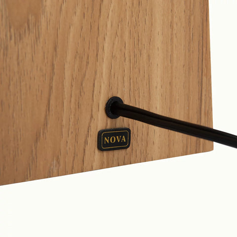 Obelisk Natural Ash Wood - Table Lamp Table Lamps NOVA of California   