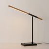 Port LED Natural Ash Wood - Table Lamp Table Lamps NOVA of California   