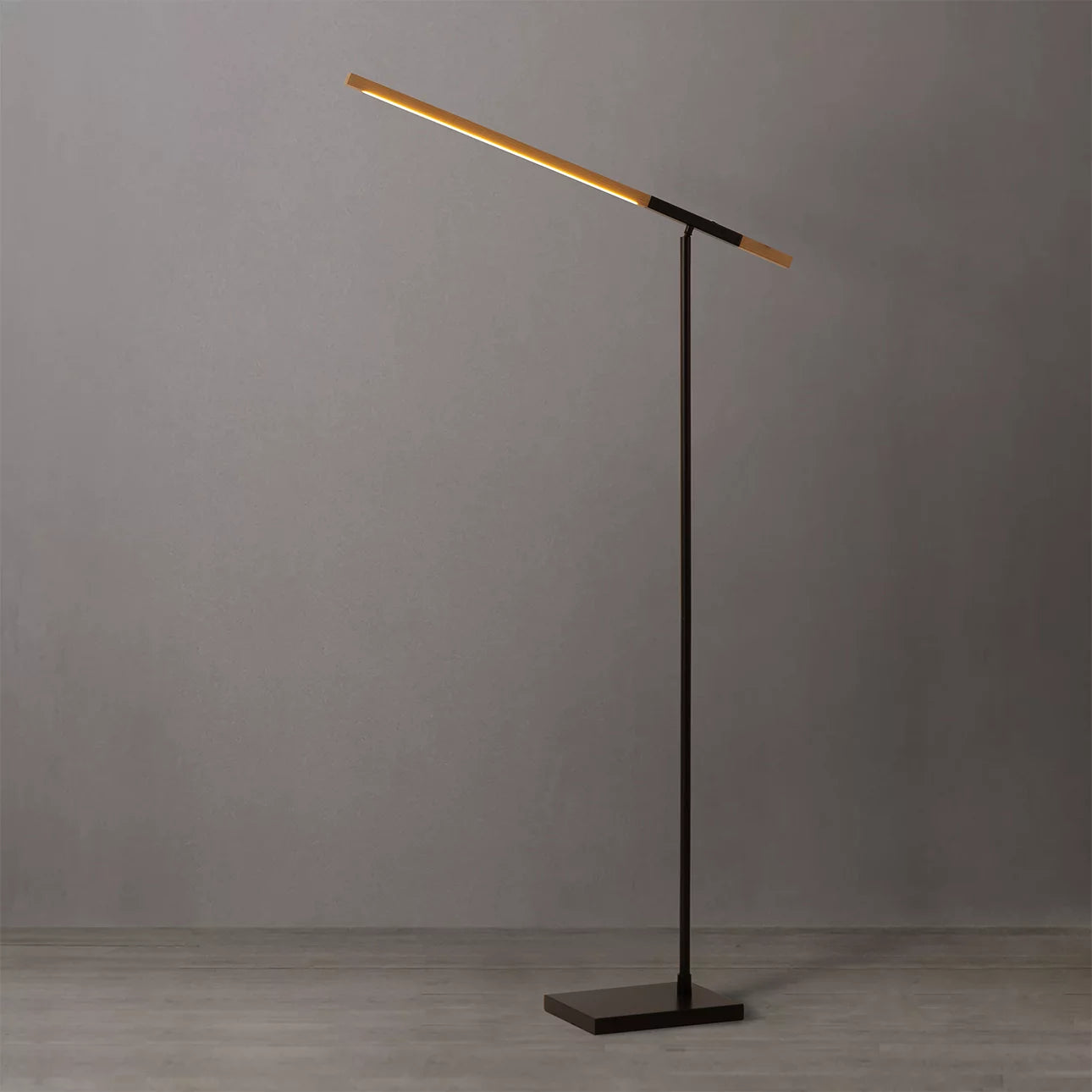 Port LED Natural Ash Wood - Floor Lamp Floor Lamp NOVA of California   