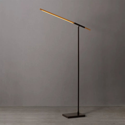 Port LED Natural Ash Wood - Floor Lamp Floor Lamp NOVA of California   