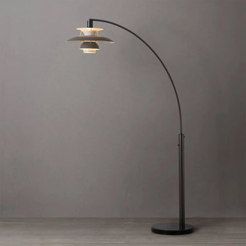 Palm Springs 1 Light Arc Floor Lamp Floor Lamp NOVA of California   