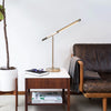 Port LED Charcoal Gray Wood - Table Lamp Table Lamps NOVA of California   