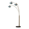 Palm Springs 3 Light Arc Floor Lamp Floor Lamp NOVA of California   