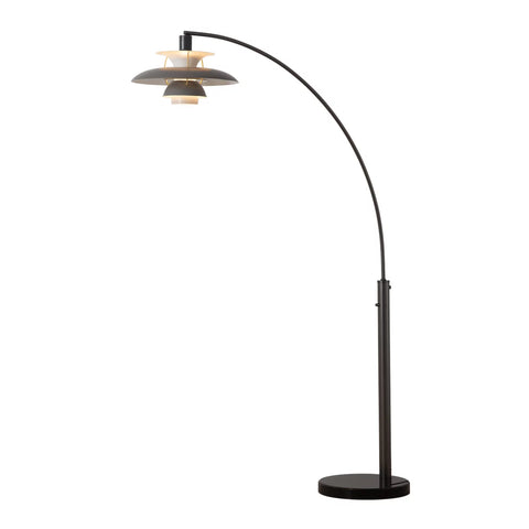 Palm Springs 1 Light Arc Floor Lamp Floor Lamp NOVA of California   