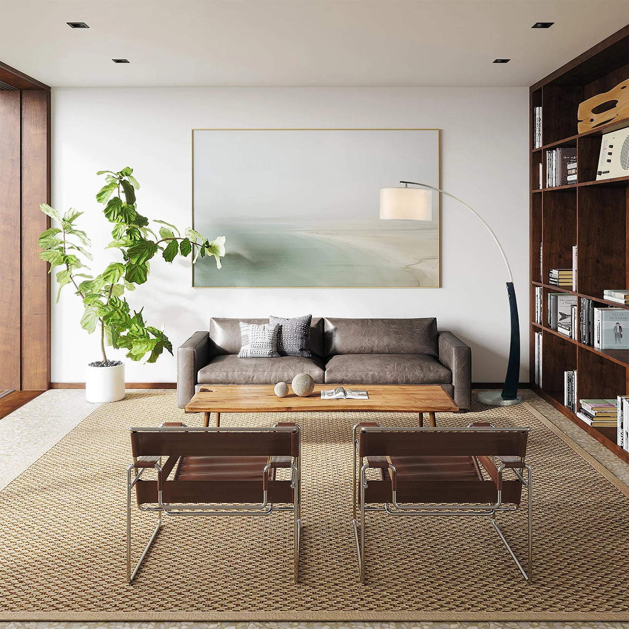 Plimpton 72″ 1 Light Arc –  Floor Lamp Floor Lamp NOVA of California   