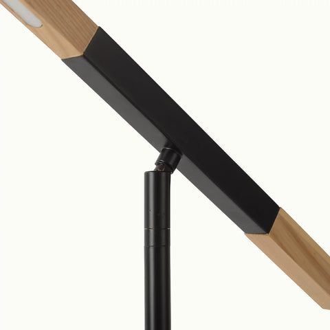 Port LED Natural Ash Wood - Table Lamp Table Lamps NOVA of California   