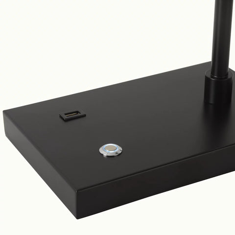 Port LED Natural Ash Wood - Table Lamp Table Lamps NOVA of California   