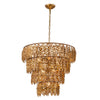 Coral Luxe Pendant 4 Tier Pendant Lucas McKearn   